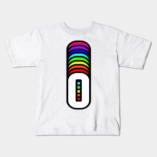 Rainbow Letter, O Kids T-Shirt